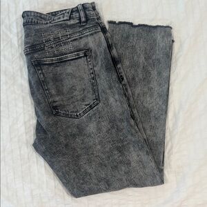 Ksubi Gray Distressed Denim Jeans